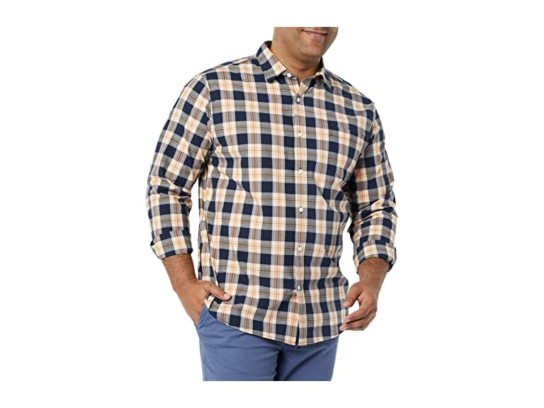 Navy/Gold, Plaid