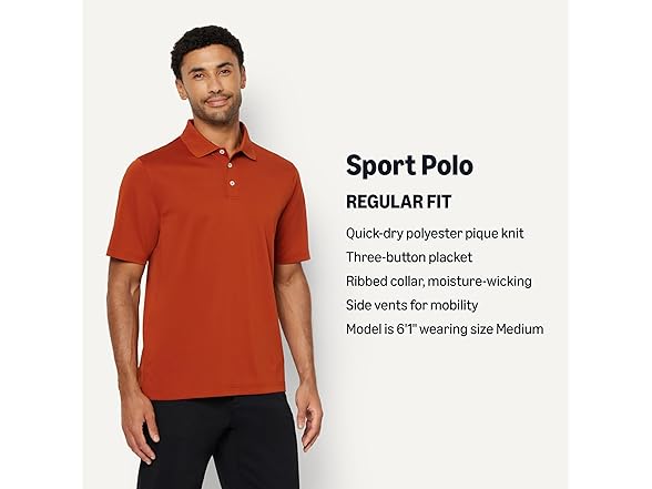 Amazon Essentials Men Regular-Fit Quick-Dry Shirt