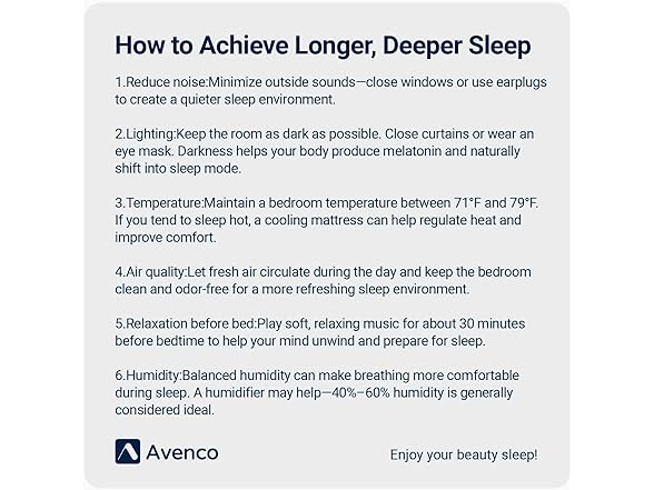 Avenco 14 Inch Queen Mattress