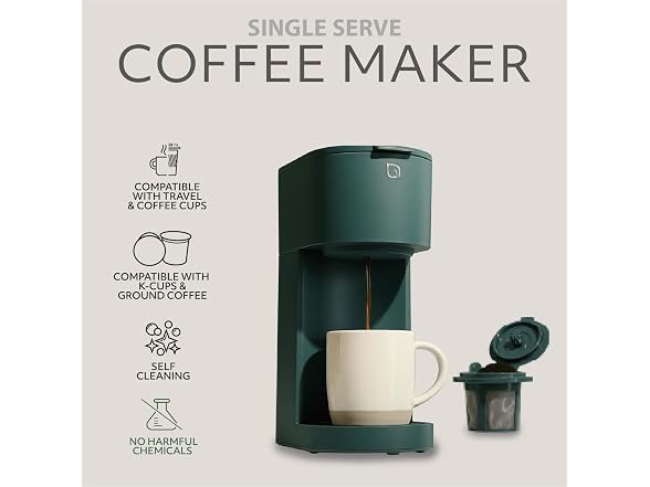 WILLOW K-Cup Coffee Maker, Single Serve Coffee Maker