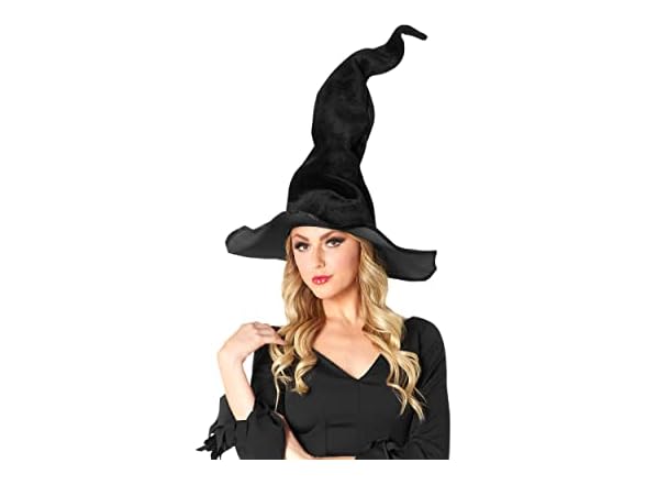 Rubies Rubies Women's Wired Velour Witch Hat, Black, One S