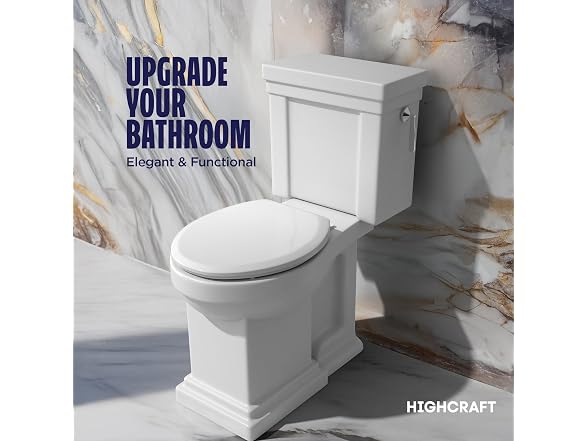 HIGHCRAFT Highcraft W4TSPR Round Plastic Toilet