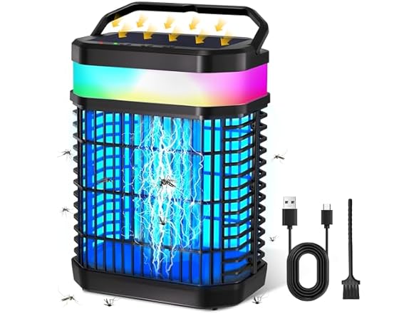 Fluencara 3-in1 Rechargeable Bug Zapper