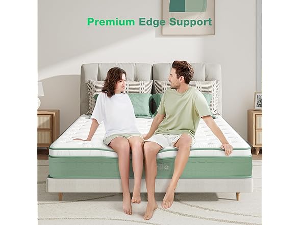Novilla King Size Mattress, 10 Inch Hybrid