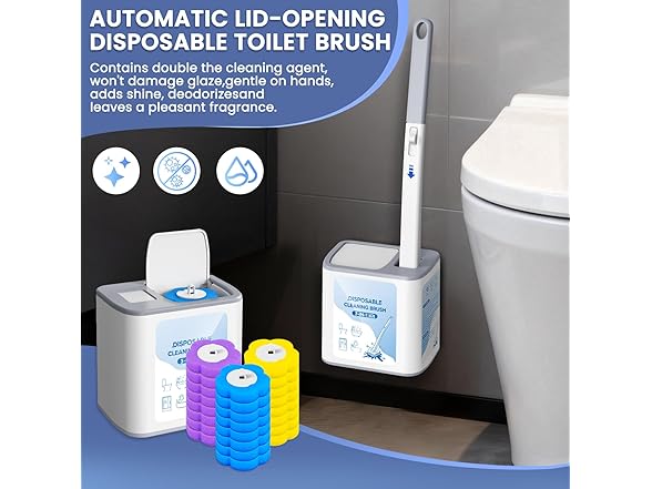 XJDR Toilet Brush Cleaning System
