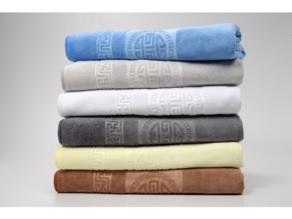 4 Piece Microfiber Bath Towel Set