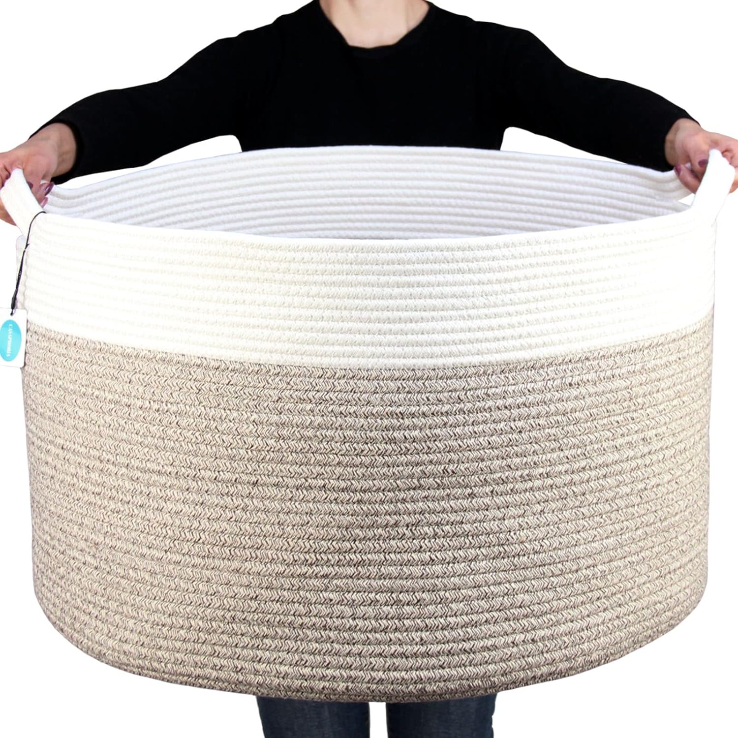 Casaphoria XXXLarge Cotton Rope Basket - Gallery 16