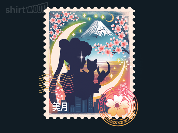 Moon Mail Stamp