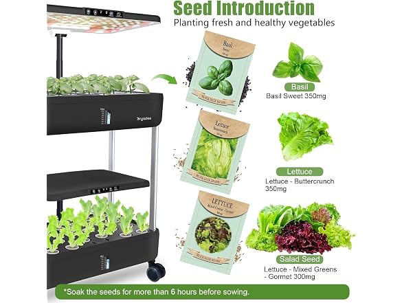 DRYADES 44 Pod Hydroponic Indoor Garden