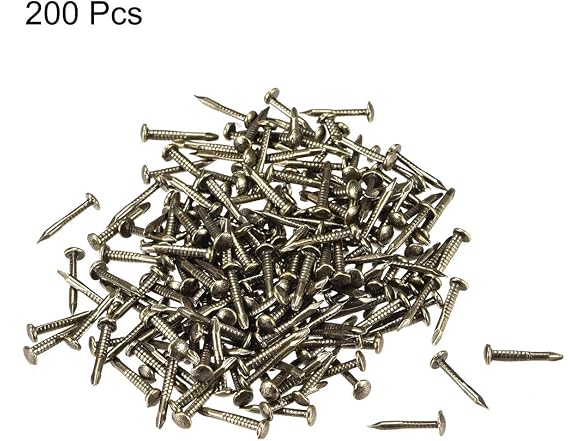 uxcell CON-04 (2 Pack) 1.2x10mm Small Nails