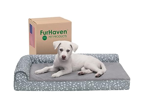 Furhaven Memory Foam Dog Bed for Medium/