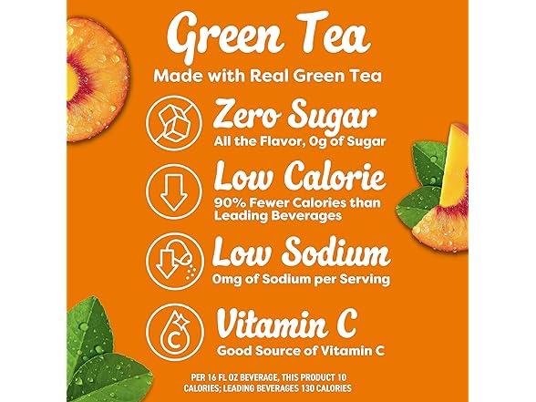 Crystal Light Drink Mix, 10 Packets, Peach Mango