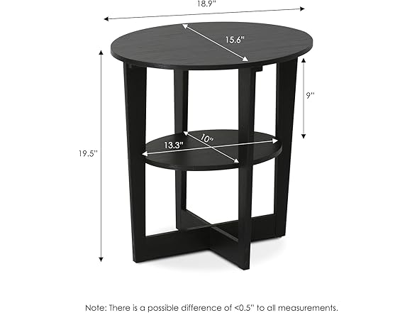 Furinno JAYA Side Table Set of 2