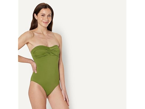 AE Womens Bandeau One Piece Swimsuit