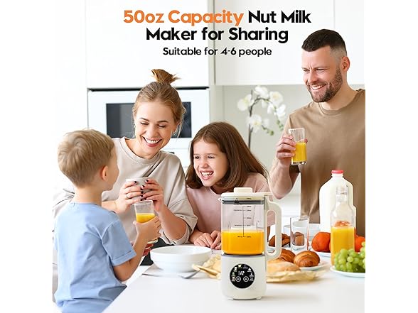 NestEase 8-in-1 Nut Milk Maker