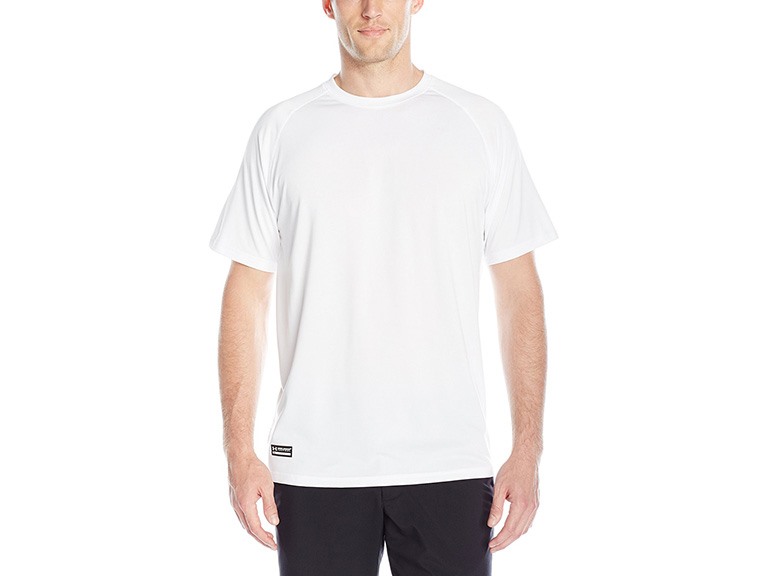 Under Armour  Small UA Men's Tactical Tech T-Shirt White