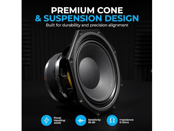 B&C 8-Inch Mid-Bass Woofer