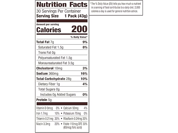 30PK Goldfish Cheddar Crackers, 1.5 oz.