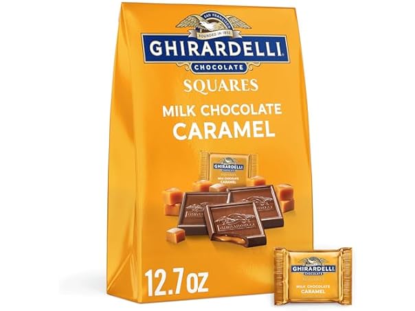 $6.99, Was $14.97, 53% Off! Ghirardelli Milk Choc Caramel Squares 13oz dealfomo