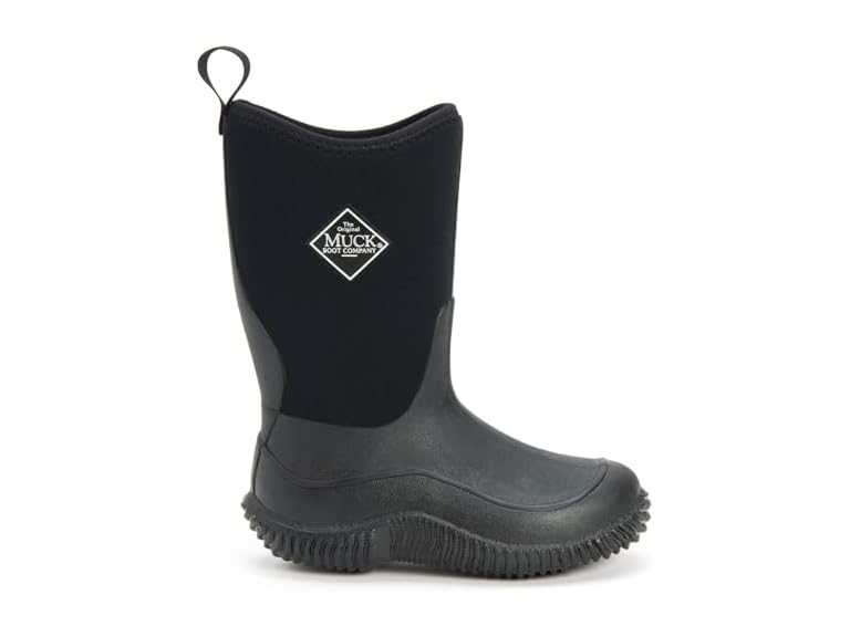 MUCK Hale Boot, Black, Size 1 Big Kid