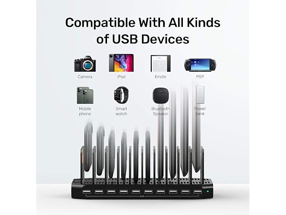 Unitek 10-Port USB Charging Station
