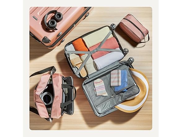 Amazon Basics 4-Piece Luggage Set