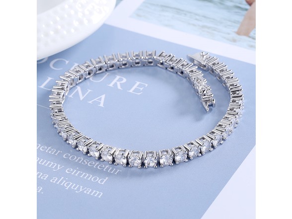 Simulated Diamond Tennis Bracelet