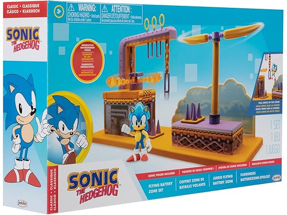 Sonic The Hedgehog Flying Battery Zone Playset w figure