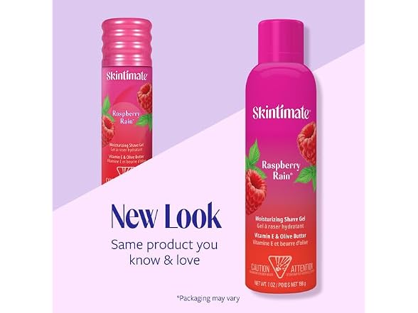 Skintimate Moisturizing Raspberry Shave Gel 3 Pack