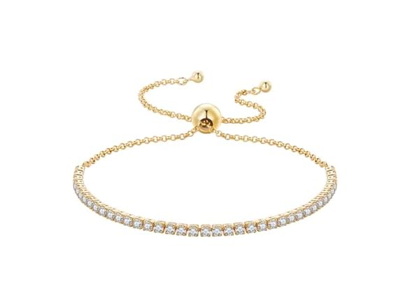 Celestara Gold Tennis Bracelet
