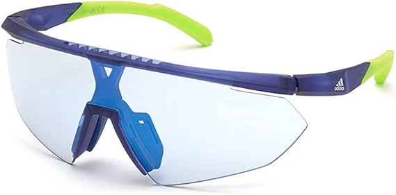 Adidas Unisex SP001591X Sunglasses Matte Blue - Gallery 6