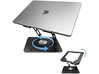$22.99, Was $24.99, 8% Off! Swivel Laptop Stand dealfomo