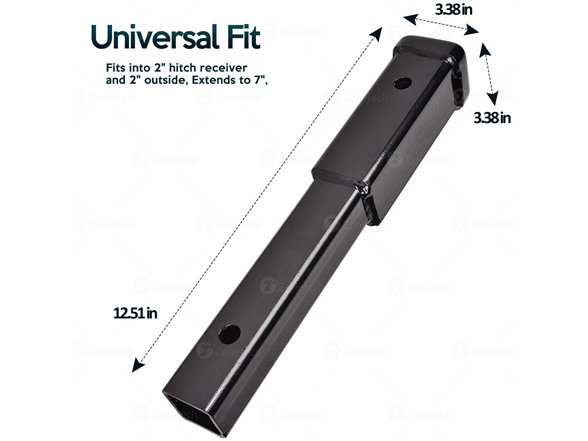 Zone Tech 4Pk Trailer Hitch Receiver
