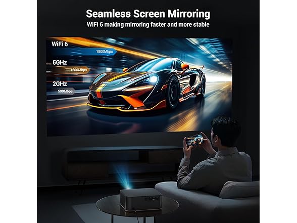 4K Smart Projector 300" Display