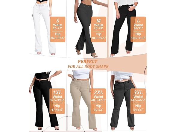 Hybrid & Company Women (L) Bootcut P44879bl Pants