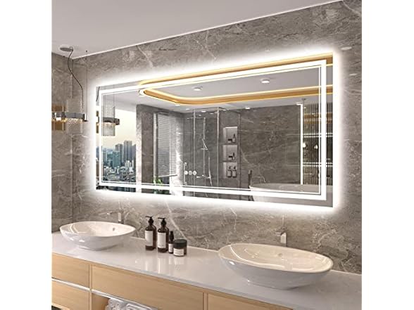 LED Bathroom Mirror with RGB Lights