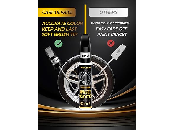 Matte Black Rim Touch Up Paint Pen