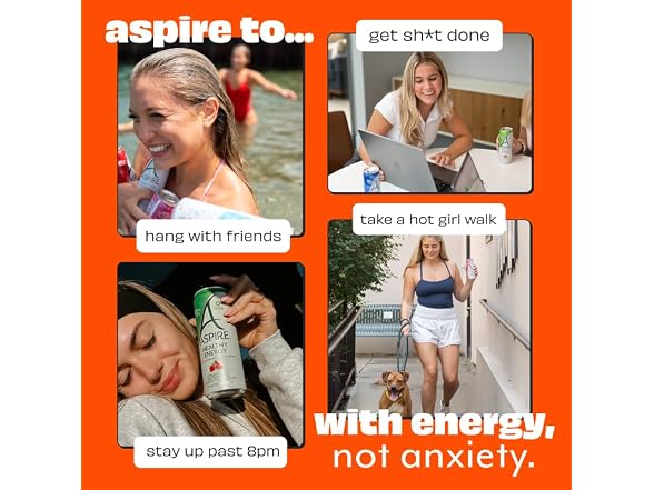 12PK ASPIRE® Mango Lemonade, Healthy Energy Drink