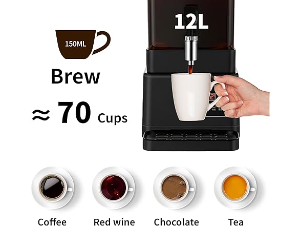 10L 65 Cup Commercial Coffee Maker 