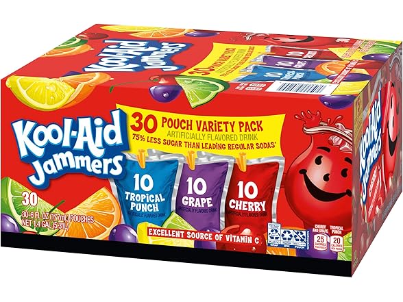 Kool-Aid Jammers Drink, 30 Pouches