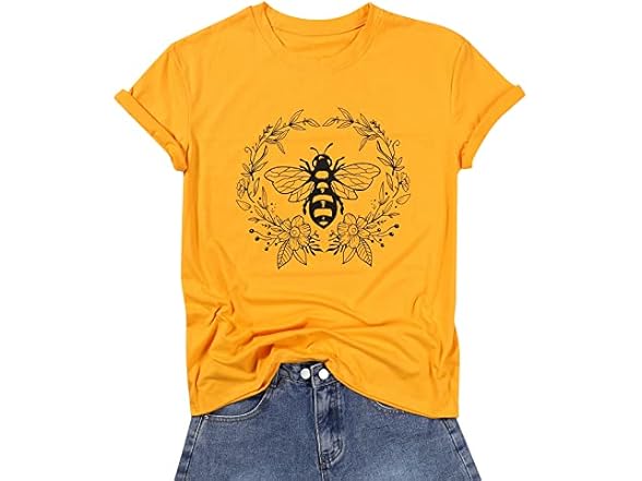 Women's Yellow Bee T Shirt