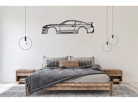 NORTH KAISER Metal Automotive Wall Art