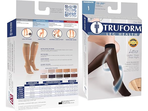 Truform Sheer Compression 2X-Large 1 Pair