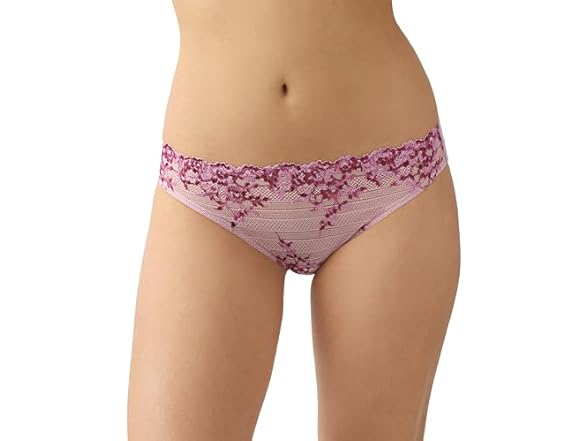 Wacoal Womens Embrace Lace Bikini Panty