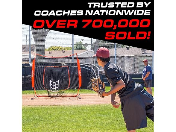 GoSports 7 ft x 7 ft Hitting & Pitching Net