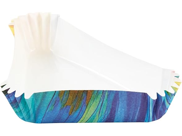 Restaurantware 6.8 oz Paper Triangle Baking Cup, 200 Pack