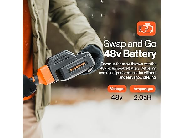 SuperHandy GUT158 SuperHandy Snow Thrower