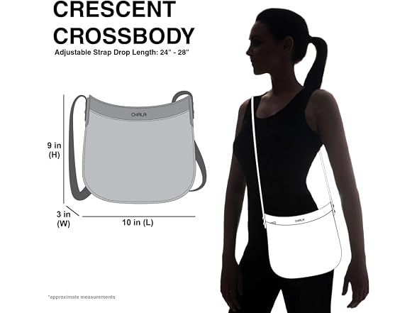 Chala Women (OS) Crescent Crossbody Shoulder Strap