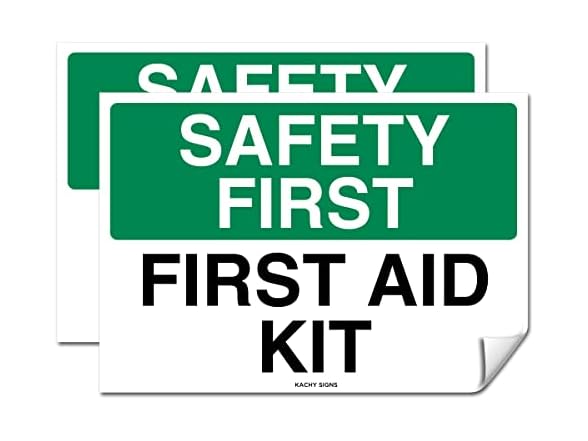 Kachy Signs Safety First First Aid Kit