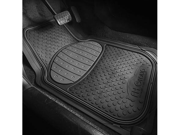 FH Group Car Floor Mats - Heavy-Duty Rubber Floor
